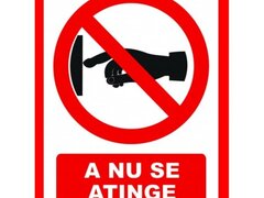 Placuta a nu se atinge